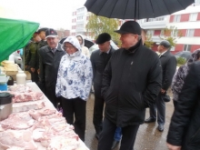 Наиль Магдеев посетил ярмарку на улице Усманова